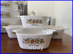 RARE, Vintage CORNING WARE Spice of Life set