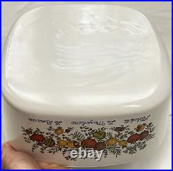 RARE Vintage Corning Ware 1972-1979 5Qt La Marjolaine Spice Of Life A-5-B With Lid