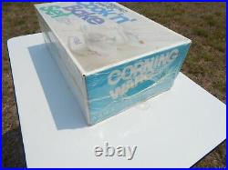 RARE Vintage Corning Ware Blue Cornflower (8) Piece Set Sealed Mint In Box 1970s