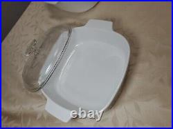 RARE Vintage Corning Ware Spice Of Life Casserole Dishes with Lids Set 5 Pc Set