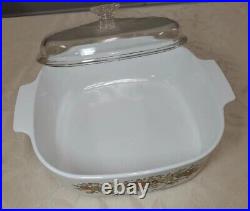 RARE Vintage Corning Ware Spice Of Life Casserole Dishes with Lids Set 5 Pc Set