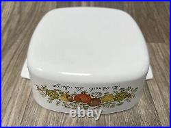 RARE Vintage Corning Ware Spice Of Life Le Persil La Sauge A-1 1/2-B with Lid