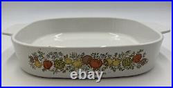 RARE Vintage Corning Ware Spice Of Life Le Romarin A-10-B 23 Casserole With Lid