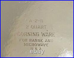 RARE Vintage CorningWare 1960-1970, 2 Qt La Marjolaine Spice Of Life A-2-B