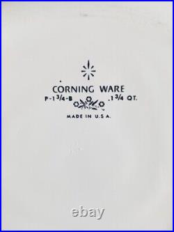 RARE vintage corning ware blue cornflower set