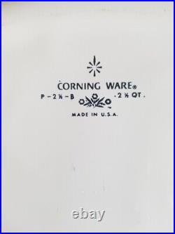 RARE vintage corning ware blue cornflower set