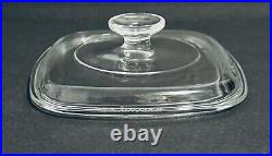 Rare 181MA Vintage Corning Ware L'Echalote A-1-B and A-7-C Pyrex Domed Glass Lid