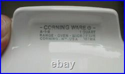 Rare 182 STAMP Vintage Corning Ware L'Echalote A -1 -B Spice Of Life 1 Quart