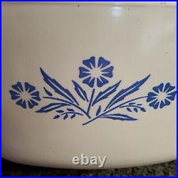 Rare 60s Vintage Corning Ware Blue Cornflower Casserole Dish 1 3/4 QT P-1 3/4-B