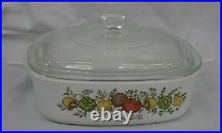 Rare Collectible Vintage Corning Ware L'Echalote A-1-B Spice Of Life SEE STAMP