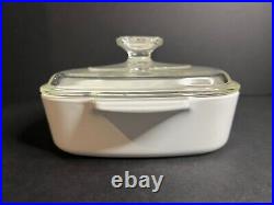 Rare Corning Ware A-1-B Spice of Life L'Echalote Casserole-278MA Stamp-A7C Lid