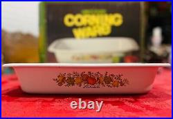 Rare Corning Ware Spice Of Life Roaster In Original Box, First Production