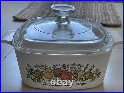 Rare Numbered Vintage Corning Ware Spice of Life A-1 1/2-B Le Persil La Sauge