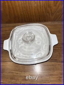 Rare P-1 1/2 B 1 1/2 Qt Vintage Corning Ware Made U. S. A For Range And Microwave