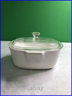 Rare P-1 1/2 B 1 1/2 Qt Vintage Corning Ware Made U. S. A For Range And Microwave