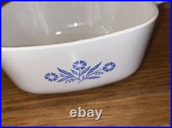 Rare P-1 1/2 B 1 1/2 Qt Vintage Corning Ware Made U. S. A For Range And Microwave