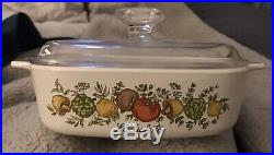 Rare SEE STAMP Vintage Corning Ware L'Echalote A -1 B Spice Of Life 1 Quart