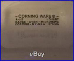 Rare SEE STAMP Vintage Corning Ware L'Echalote A -1 B Spice Of Life 1 Quart