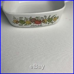 Rare SEE STAMP Vintage Corning Ware L'Echalote A 1 B Spice Of Life Range Stamp