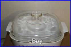 Rare SEE STAMP Vintage Corning Ware L'Echalote A 5 B SPICE OF LIFE Pyrex Domed