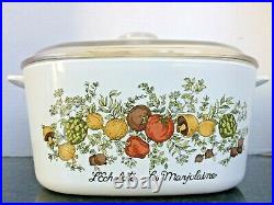Rare SEE STAMP Vintage Corning Ware LEchalote La Marjolaine A-3-B Spice Of Life