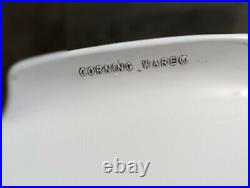 Rare VINTAGE CORNING WARE BLUE CORNFLOWER 5 LITER CASSEROLE DISH & LID EMBOSSED