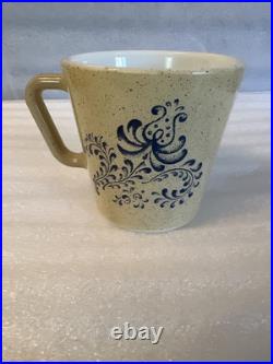 Rare VINTAGE PYREX HOMESTEAD Speckled COFFEE MUG 1410 Made In USA