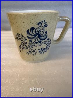 Rare VINTAGE PYREX HOMESTEAD Speckled COFFEE MUG 1410 Made In USA