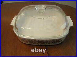 Rare Vintage 1970's Corning Ware Spice Of Life Covered Casserole Le Romarin