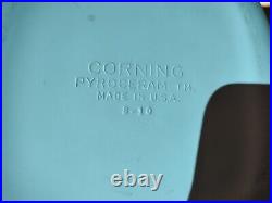 Rare Vintage Corning Pyroceram Blue Cornflower B-10