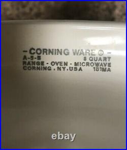 Rare Vintage Corning Ware A-5-B 5 QUART CASSEROLE Spice Of Life
