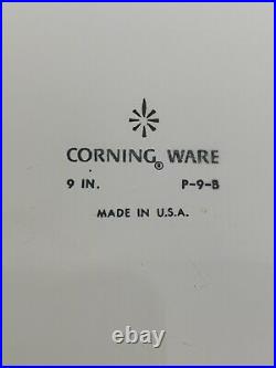 Rare Vintage Corning Ware Blue Cornflower Casserole Dish P-9-B Orig Lid