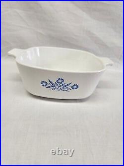 Rare Vintage Corning Ware Blue Cornflower Casserole P- 1 1/2b 1 1/2qt