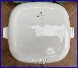 Rare Vintage Corning Ware Casserole Dish Blue Cornflower P-10-B 10 Flaw on Lid