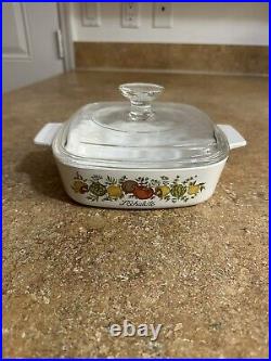 Rare Vintage Corning Ware L'Echalote A-1-B 1 Qt. With lid 181MA
