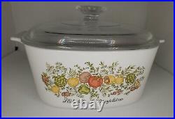 Rare Vintage Corning Ware L'Echalote La Marjolaine Spice of Life A-3-B Numbered