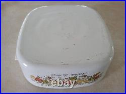 Rare Vintage Corning Ware L'Echalote La Sauge Spice Of Life SEE STAMP A-84-B 4qt