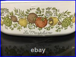 Rare Vintage Corning Ware Spice Of Life LMarjolaine Casserole Dish With Lid