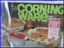 Rare Vintage Corning Ware Spice of Life Le Romarin 5 piece set