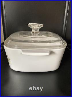 Rare Vintage Le Persil La Sauge A-1 1/2 -B 1 1/2 Qt Corning Ware Casserole withLid