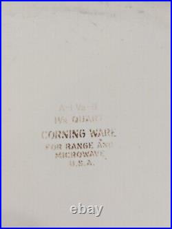 Rare Vintage Le Persil La Sauge A-1 1/2 -B 1 1/2 Qt Corning Ware Casserole withLid