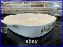 Rare Vintage Pyrex CORNING WARE Le Romarin A 10 B with Lid A 12 C