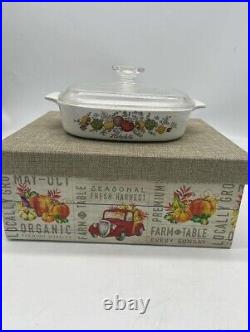 Rare Vintage Spice Of Life Lechalote 1970-80's Bake Casserole Corningware A-1-b