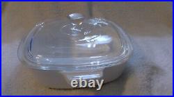 Rare Vtg 1961-66 Corning Ware Blue Cornflower, P-1-B, 1qt. 7 Black Stamp, withLid