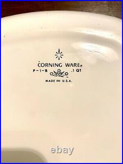 Rare vintage Corning Ware corning ware blue cornflower 1 qt
