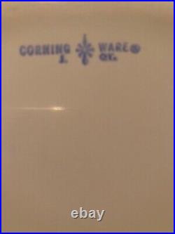 Rare vintage corning ware blue cornflower pre number 1960-1961 1 quart size