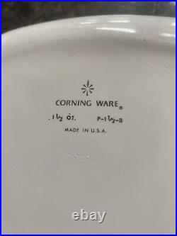 Rare vintage corning ware blue cornflower set