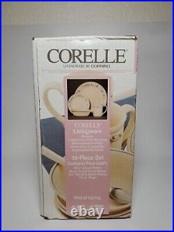 SEALED Vintage Corelle First Of Spring 16p Dinner Set Livingware Corning Wear