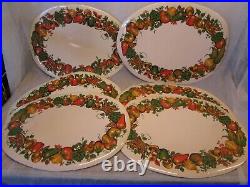 SET 6 Vintage TC Spice Of Life Table Counter PLACEMATS Plastic Foam Corning Ware