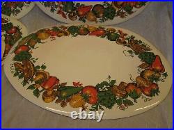 SET 6 Vintage TC Spice Of Life Table Counter PLACEMATS Plastic Foam Corning Ware